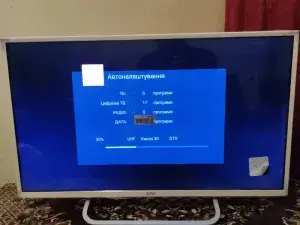 підключення Т2 до телевізора Kivi 32FK30G